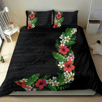 Hawaii Tropical Flowers and Leaves Bedding Set Tapa Pattern Colorful Mode LT03 - Polynesian Pride