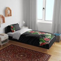 Hawaii Tropical Flowers and Leaves Bedding Set Tapa Pattern Colorful Mode LT03 - Polynesian Pride