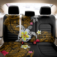 Hawaii Turtle and Tropical Flower Back Car Seat Cover Polynesian Pattern