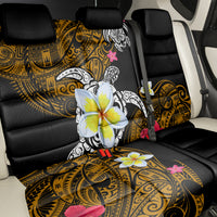 Hawaii Turtle and Tropical Flower Back Car Seat Cover Polynesian Pattern