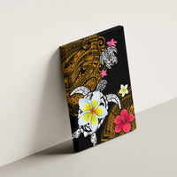 Hawaii Turtle and Tropical Flower Canvas Wall Art Polynesian Pattern LT03 - Polynesian Pride