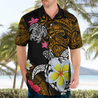 Hawaii Turtle and Tropical Flower Hawaiian Shirt Polynesian Pattern LT03 - Polynesian Pride