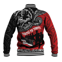 Aotearoa Toitu Te Tiriti Baseball Jacket Honoring Te Tiriti o Waitangi Maori Haka LT03 - Polynesian Pride