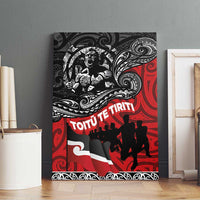 Aotearoa Toitu Te Tiriti Canvas Wall Art Honoring Te Tiriti o Waitangi Maori Haka LT03 - Polynesian Pride