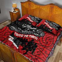 Aotearoa Toitu Te Tiriti Quilt Bed Set Honoring Te Tiriti o Waitangi Maori Haka LT03 - Polynesian Pride