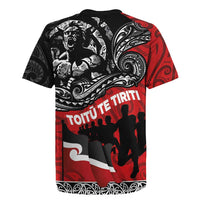 Aotearoa Toitu Te Tiriti Rugby Jersey Honoring Te Tiriti o Waitangi Maori Haka LT03 - Polynesian Pride