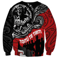 Aotearoa Toitu Te Tiriti Sweatshirt Honoring Te Tiriti o Waitangi Maori Haka LT03 - Polynesian Pride