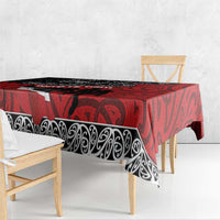 Aotearoa Toitu Te Tiriti Tablecloth Honoring Te Tiriti o Waitangi Maori Haka LT03 - Polynesian Pride