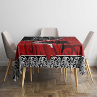 Aotearoa Toitu Te Tiriti Tablecloth Honoring Te Tiriti o Waitangi Maori Haka LT03 - Polynesian Pride