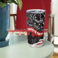 Aotearoa Toitu Te Tiriti Tumbler Cup Honoring Te Tiriti o Waitangi - Maori Haka LT03 - Polynesian Pride