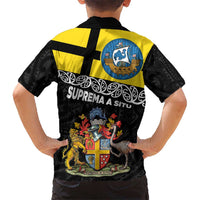 New Zealand Wellington Hawaiian Shirt The Capital's Emblems Flag and Koru Art LT03 - Polynesian Pride