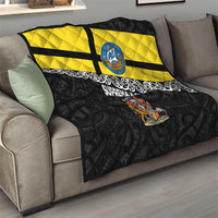 New Zealand Wellington Quilt The Capital's Emblems Flag and Koru Art