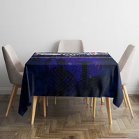 New Zealand and Australia ANZAC Day Tablecloth Lest We Forget Red Poppy Flowers and Soldier LT03 - Polynesian Pride