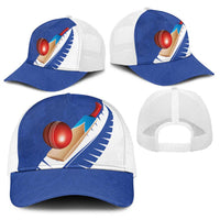 New Zealand Cricket Baseball Net Cap Kiwi Birds Haka Dance Blue Fern Sporty Style LT03 - Polynesian Pride