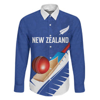 Custom New Zealand Cricket Family Matching Off Shoulder Maxi Dress and Hawaiian Shirt Kiwi Birds Haka Dance Blue Fern Sporty Style