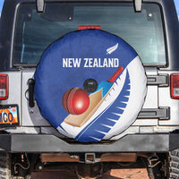 New Zealand Cricket Spare Tire Cover Kiwi Birds Haka Dance Blue Fern Sporty Style