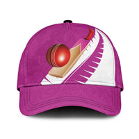New Zealand Cricket Classic Cap Kiwi Birds Haka Dance Pink Fern Sporty Style