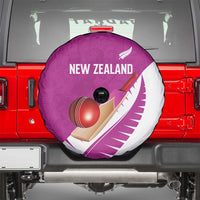 New Zealand Cricket Spare Tire Cover Kiwi Birds Haka Dance Pink Fern Sporty Style