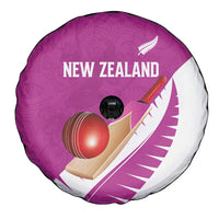 New Zealand Cricket Spare Tire Cover Kiwi Birds Haka Dance Pink Fern Sporty Style