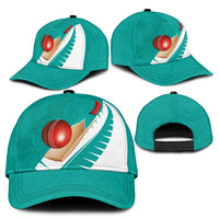 New Zealand Cricket Classic Cap Kiwi Birds Haka Dance Turquoise Fern Sporty Style
