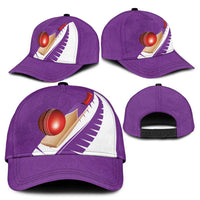 New Zealand Cricket Classic Cap Kiwi Birds Haka Dance Purple Fern Sporty Style