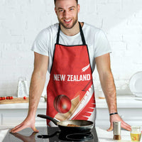 New Zealand Cricket Apron Kiwi Birds Haka Dance Red Fern Sporty Style