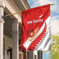 New Zealand Cricket Garden Flag Kiwi Birds Haka Dance Red Fern Sporty Style