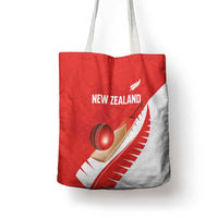 New Zealand Cricket Tote Bag Kiwi Birds Haka Dance Red Fern Sporty Style