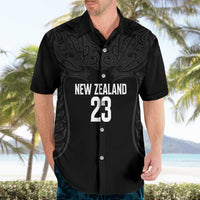 New Zealand Basketball Ta Moko Tribal Custom Hawaiian Shirt