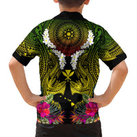 Hawaii Kanaka Maoli Hawaiian Shirt Double Shark and Hibiscus Flowers LT03 - Polynesian Pride