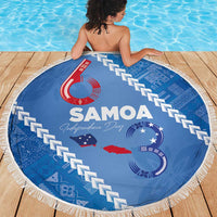 Samoa Independence Day Beach Blanket Anniversary 63th-Siapo Art LT03 - Polynesian Pride