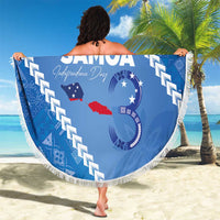 Samoa Independence Day Beach Blanket Anniversary 63th-Siapo Art LT03 - Polynesian Pride