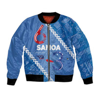 Samoa Independence Day Bomber Jacket Anniversary 63th-Siapo Art