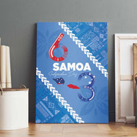 Samoa Independence Day Canvas Wall Art Anniversary 63th-Siapo Art LT03 - Polynesian Pride