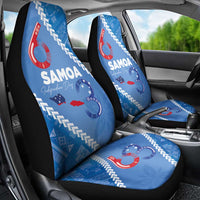 Samoa Independence Day Car Seat Cover Anniversary 63th-Siapo Art