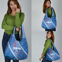 Samoa Independence Day Grocery Bag Anniversary 63th-Siapo Art LT03 - Polynesian Pride
