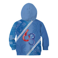 Samoa Independence Day Kid Hoodie Anniversary 63th-Siapo Art