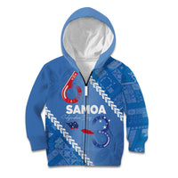 Samoa Independence Day Kid Hoodie Anniversary 63th-Siapo Art