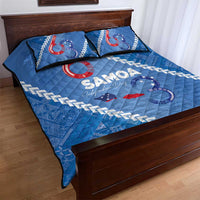 Samoa Independence Day Quilt Bed Set Anniversary 63th-Siapo Art LT03 - Polynesian Pride
