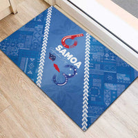 Samoa Independence Day Rubber Doormat Anniversary 63th-Siapo Art LT03 - Polynesian Pride