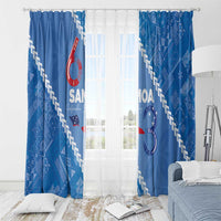 Samoa Independence Day Window Curtain Anniversary 63th-Siapo Art LT03 - Polynesian Pride