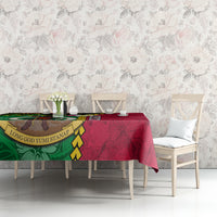 Vanuatu Nakamal and Plumeria Flowers Tablecloth Polynesian Pattern LT03 - Polynesian Pride