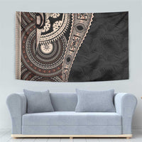 Fiji Traditional Masi Tapestry Tapa Art Palm Leaves Pattern