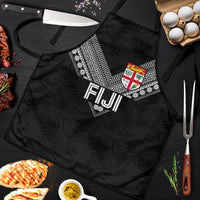 Rugby Fiji Apron Fijian Masi Tribal Sporty Style Black Color - Polynesian Pride