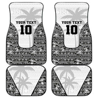 Custom Fiji Pacific Rugby 2024 Car Mats Tapa Tribal and Fijian Masi Pattern