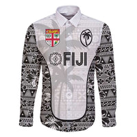 Custom Fiji Pacific Rugby 2024 Family Matching Tank Maxi Dress and Hawaiian Shirt Tapa Tribal and Fijian Masi Pattern