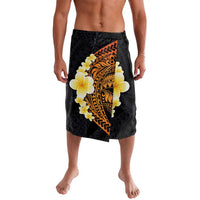 Hawaiian Tropical Plumeria Art Polynesian Tattoo Lavalava Black and Autumn Color Theme LT03 Orange - Polynesian Pride