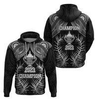 New Zealand Rugby Hoodie Aotearoa Champion Cup History with Silver Fern LT03 - Polynesian Pride