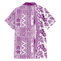 Hawaii Hawaiian Shirt Aloha Tropical Plants Tribal Pattern Pink Version LT03 - Polynesian Pride