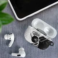 Personalised Aotearoa Lawn Bowls AirPods Case Maori and Silver Fern Half Style LT03 - Polynesian Pride